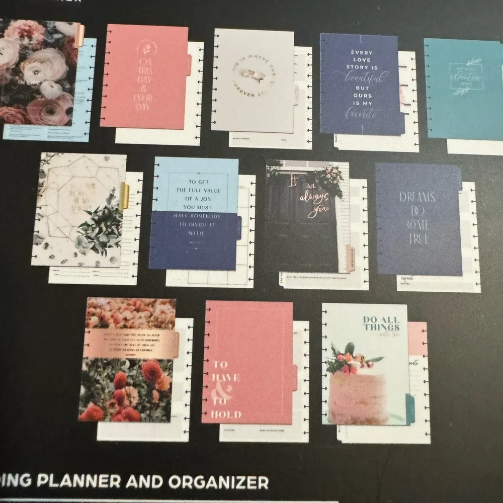 🆕 Happy Planner Undated Wedding Planner and Organizer